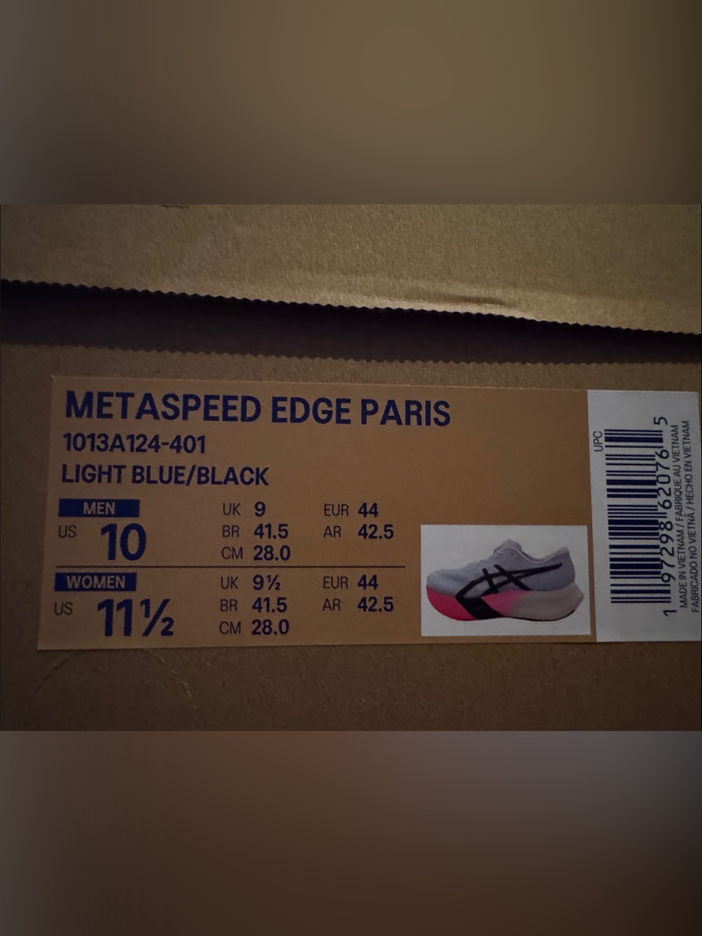 Asics Metaspeed Edge Paris Performance Running Shoe - Picture 5 of 5